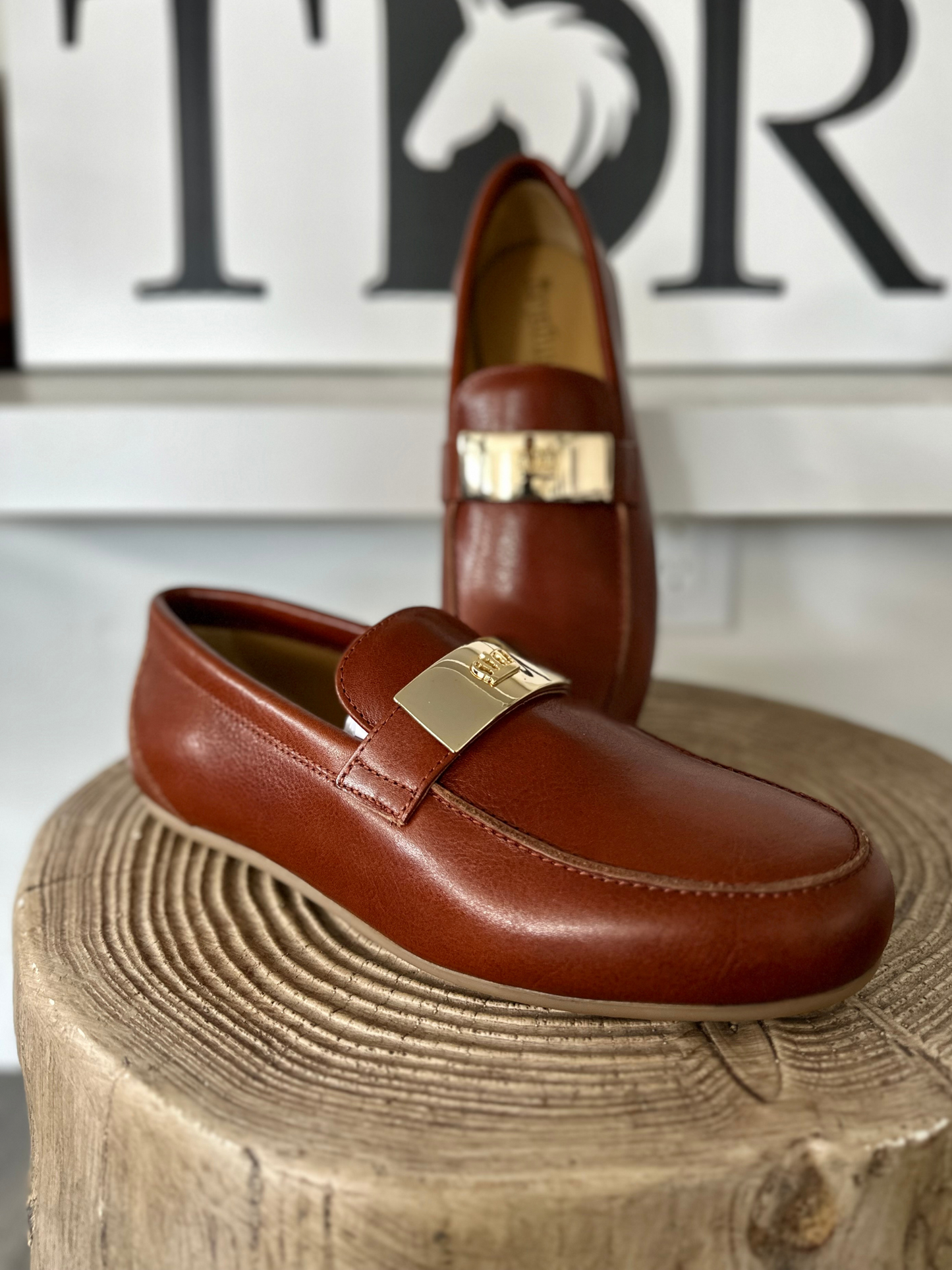 Kingsley Mazy Loafer (Vegetal Cognac)