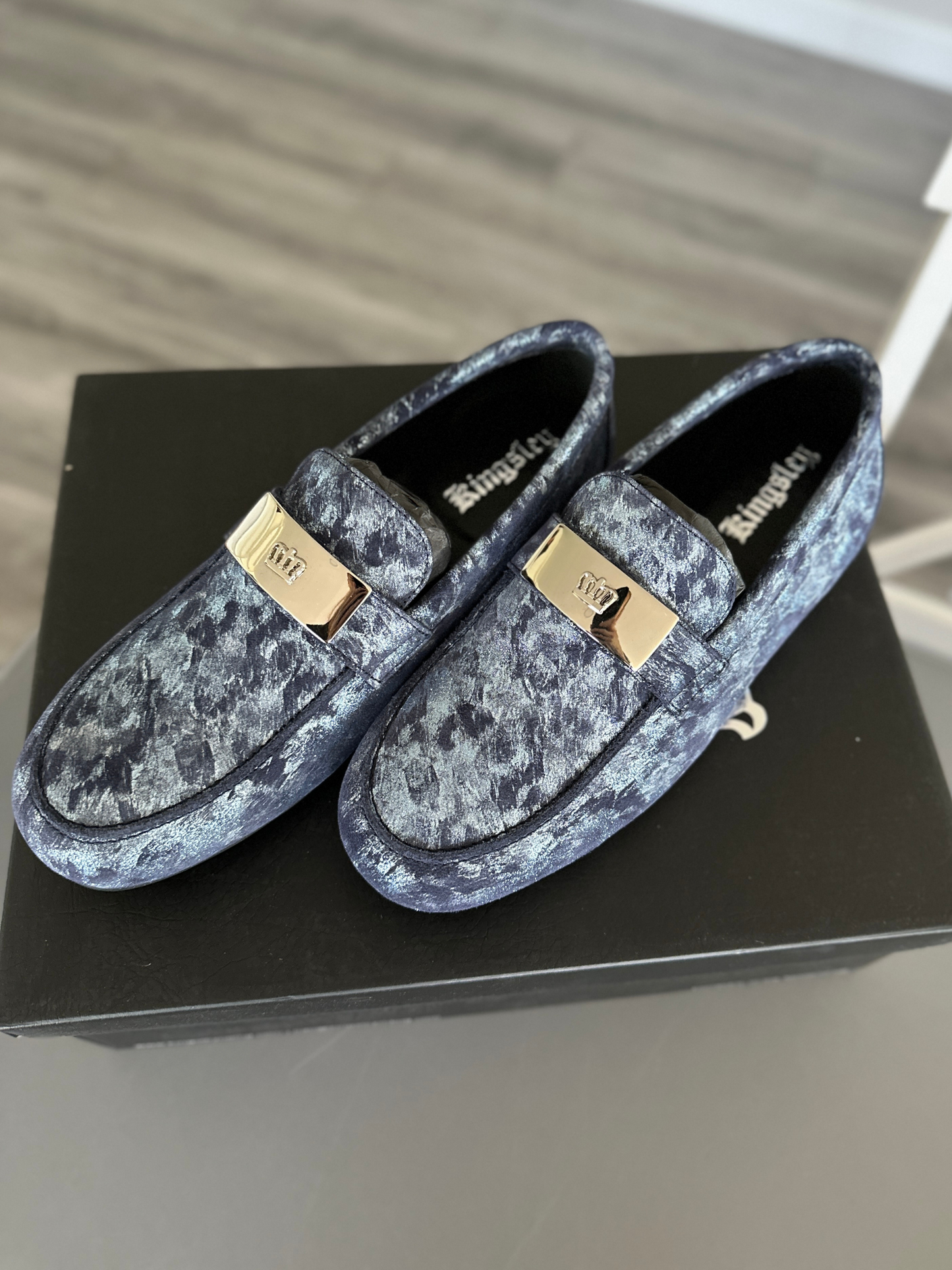 Kingsley Mazy Loafer (Blue Storm Deep)