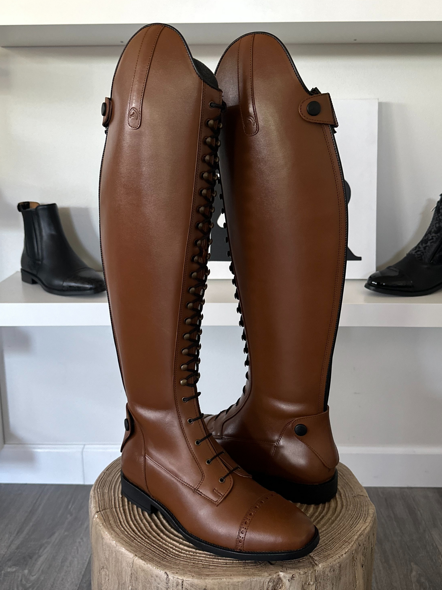 Chester Madrid Lace-up Boot (Cognac)