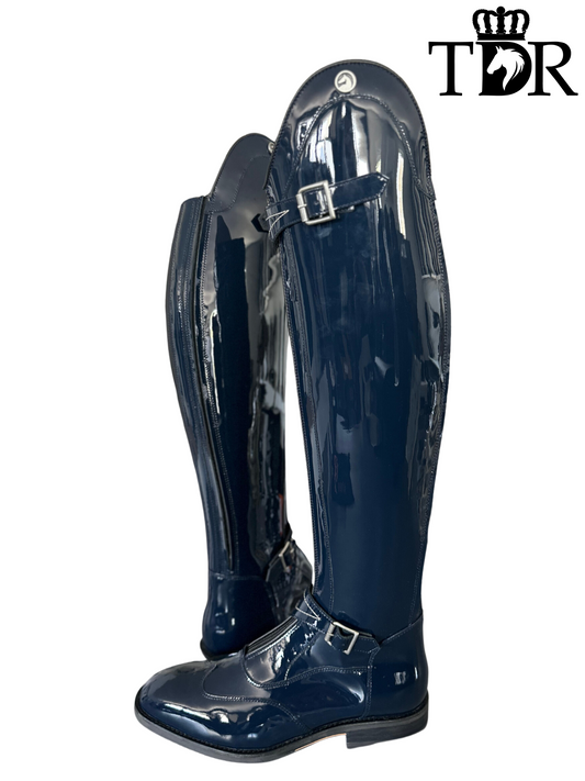 Chester Paris Polo Boot (Patent Blue)
