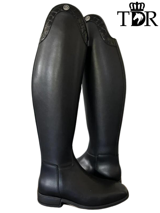 Chester Aachen Dressage Boot (Black Croc)