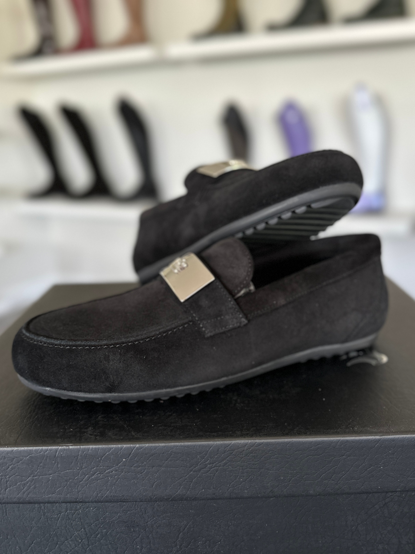 Kingsley Mazy Loafer (Black Suede)