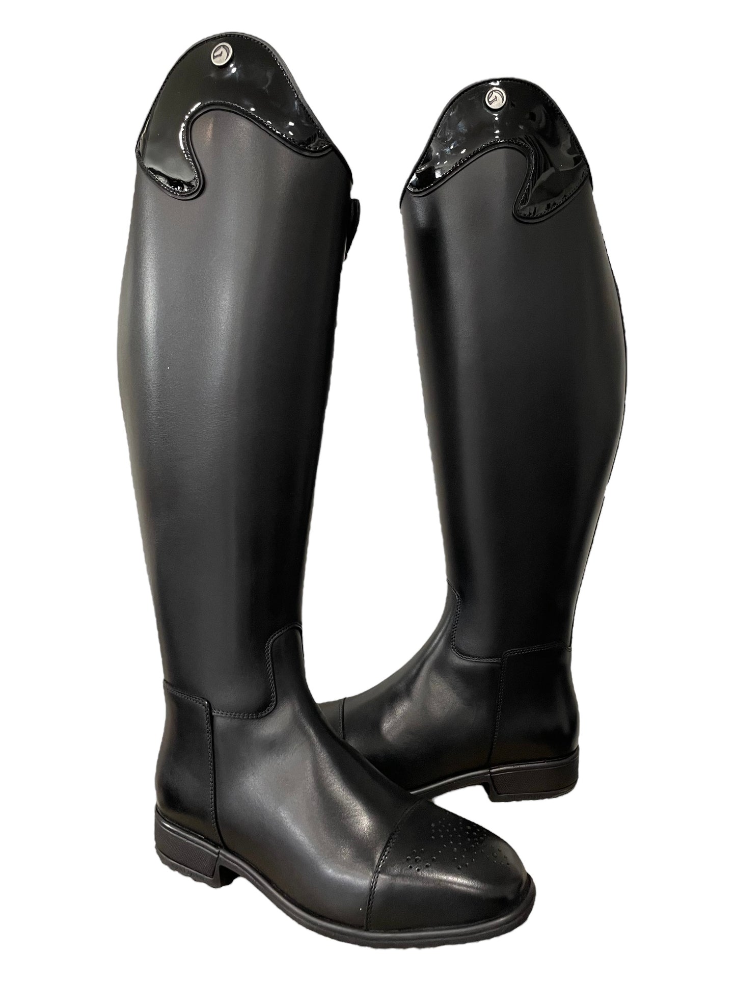 Chester Aachen (Black with Patent and Brogues)