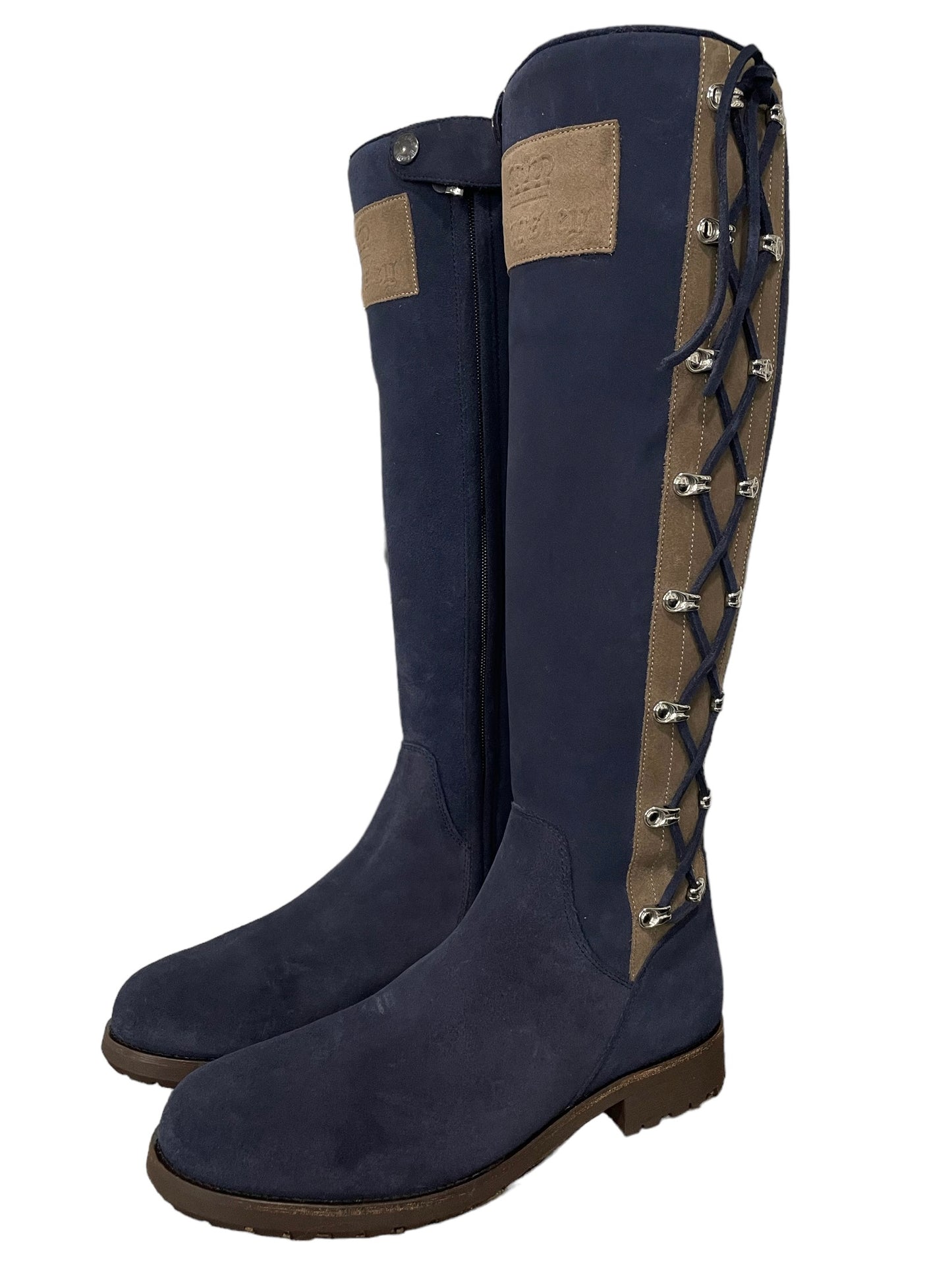 Kingsley Calgary WINTER Boots (Dark Blue Suede)