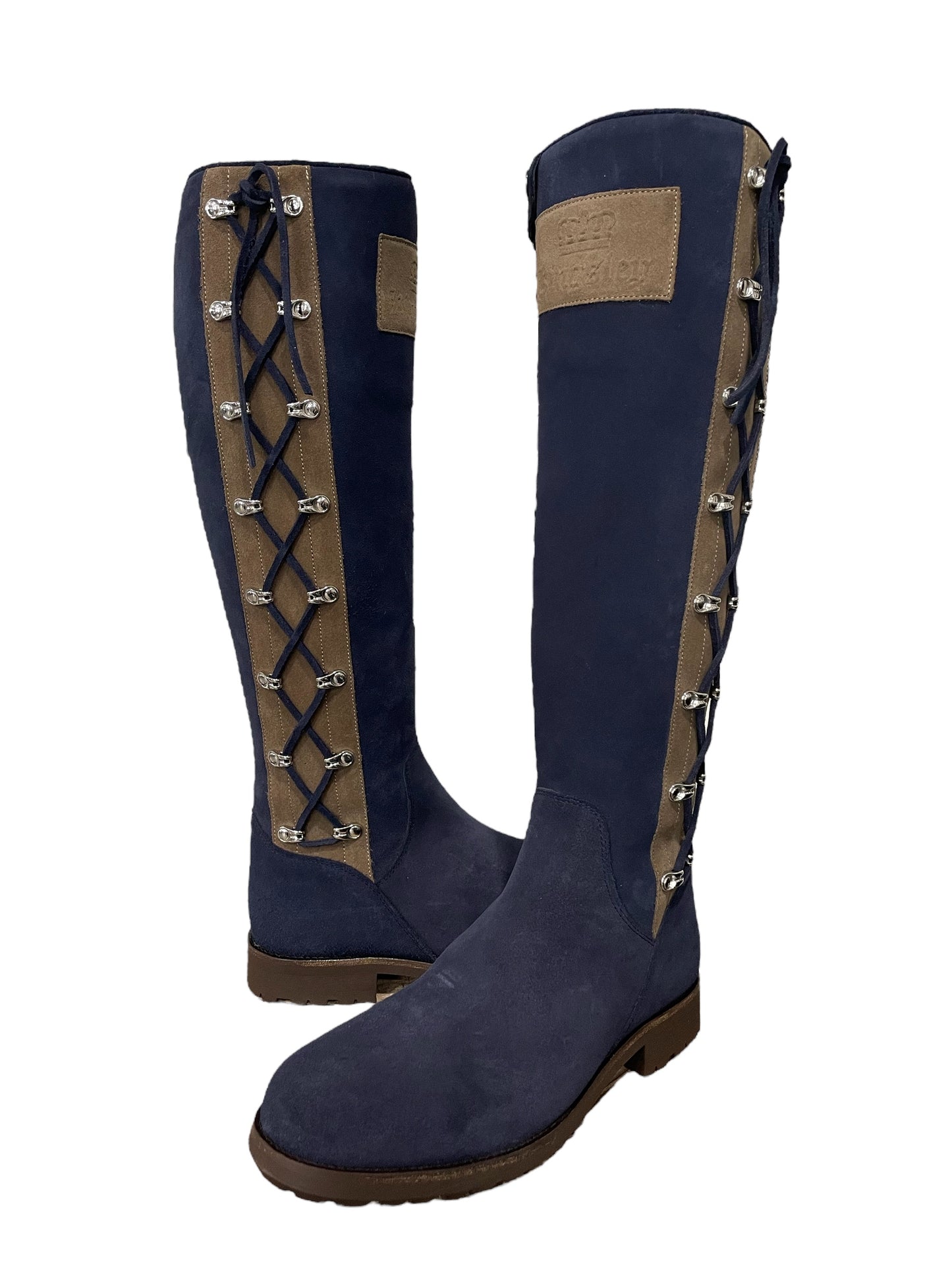 Kingsley Calgary WINTER Boots (Dark Blue Suede)