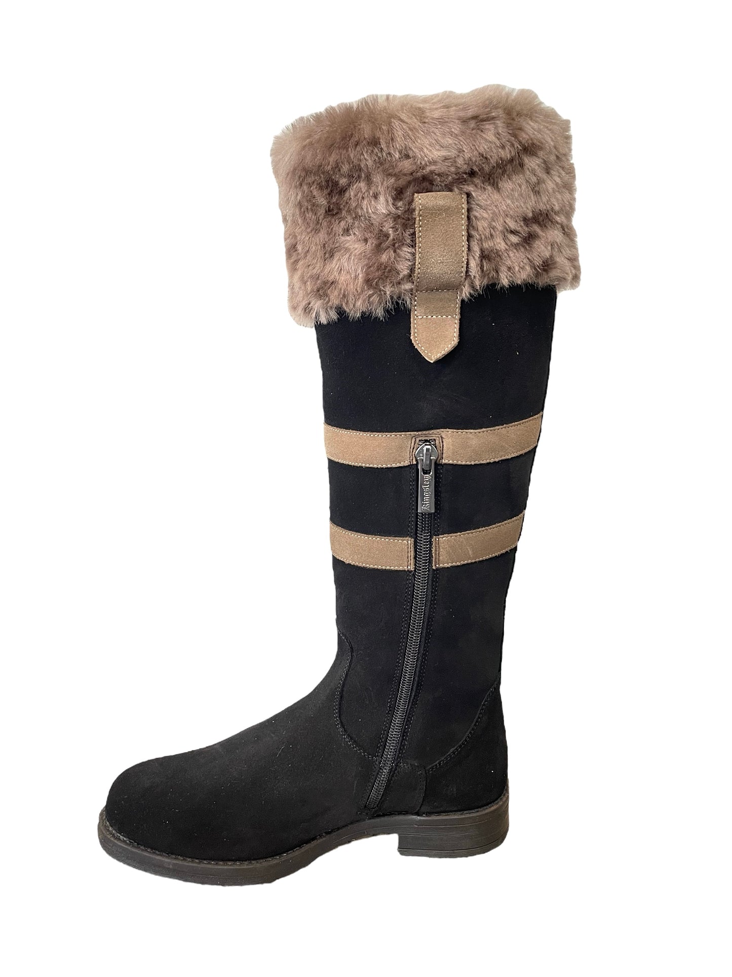 Kingsley Helsinki (Gaucho Black and Taupe Suede)