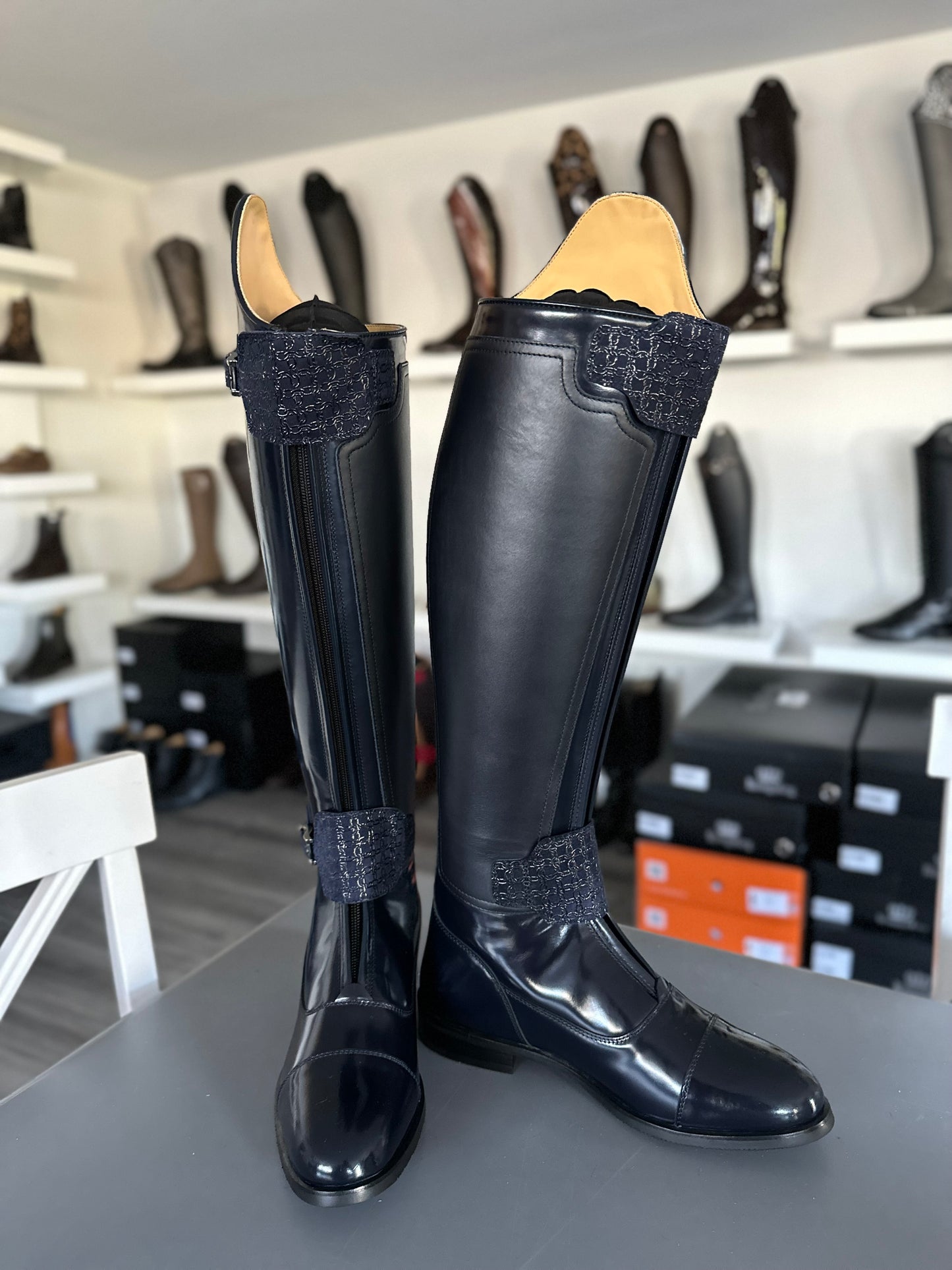 Kingsley London 02 Dressage Boot (Uragano Blue)