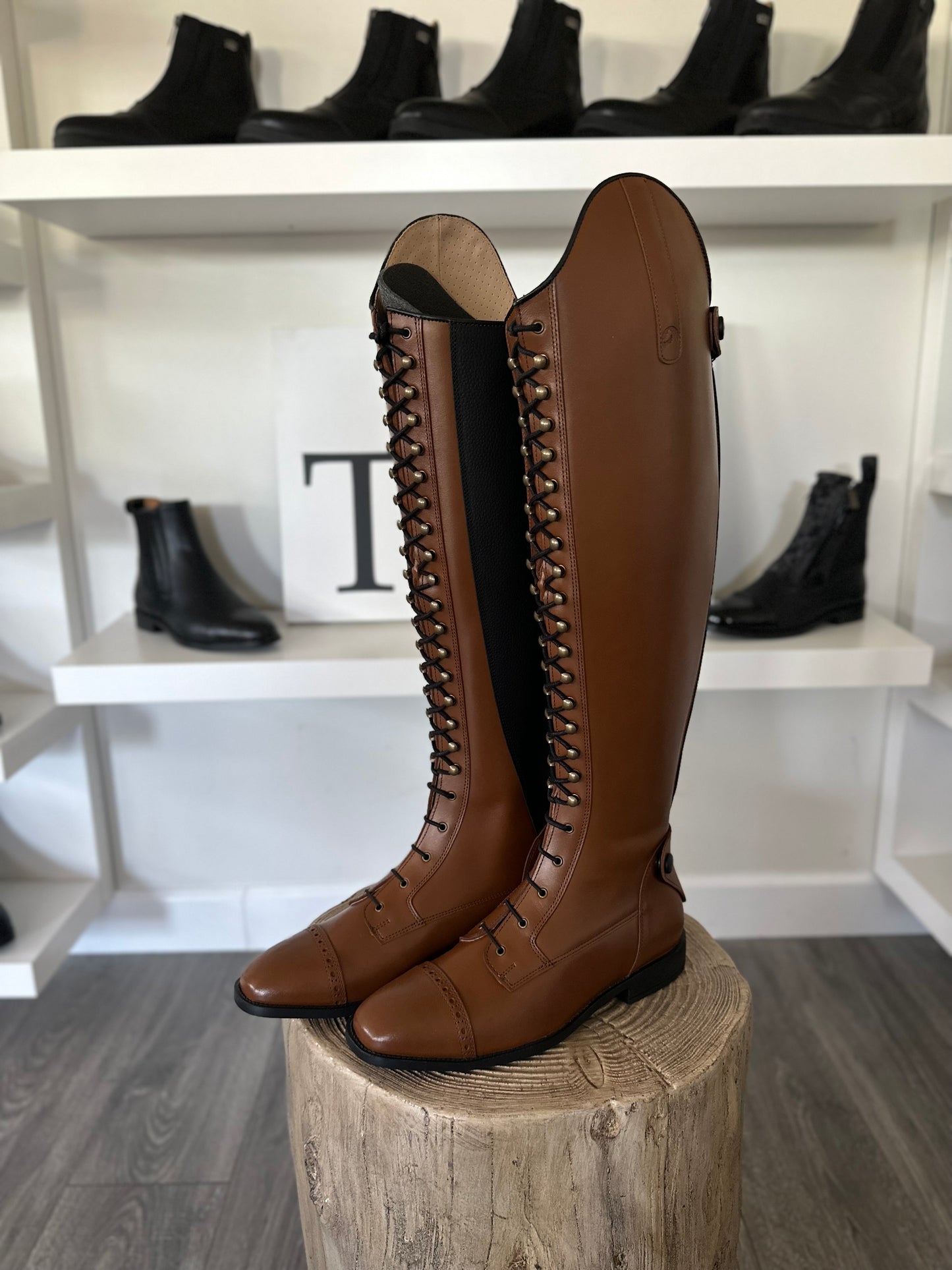 Chester Madrid Lace-up Boot (Cognac)
