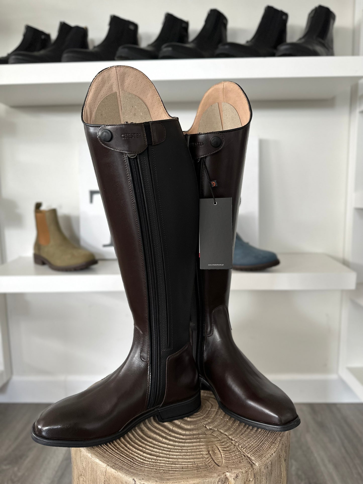 Chester Aachen Dressage Boot (Dark Brown)