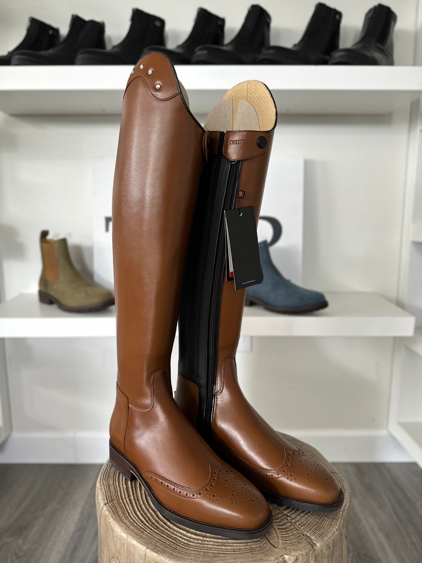 Chester Aachen Dressage Boot (Cognac)