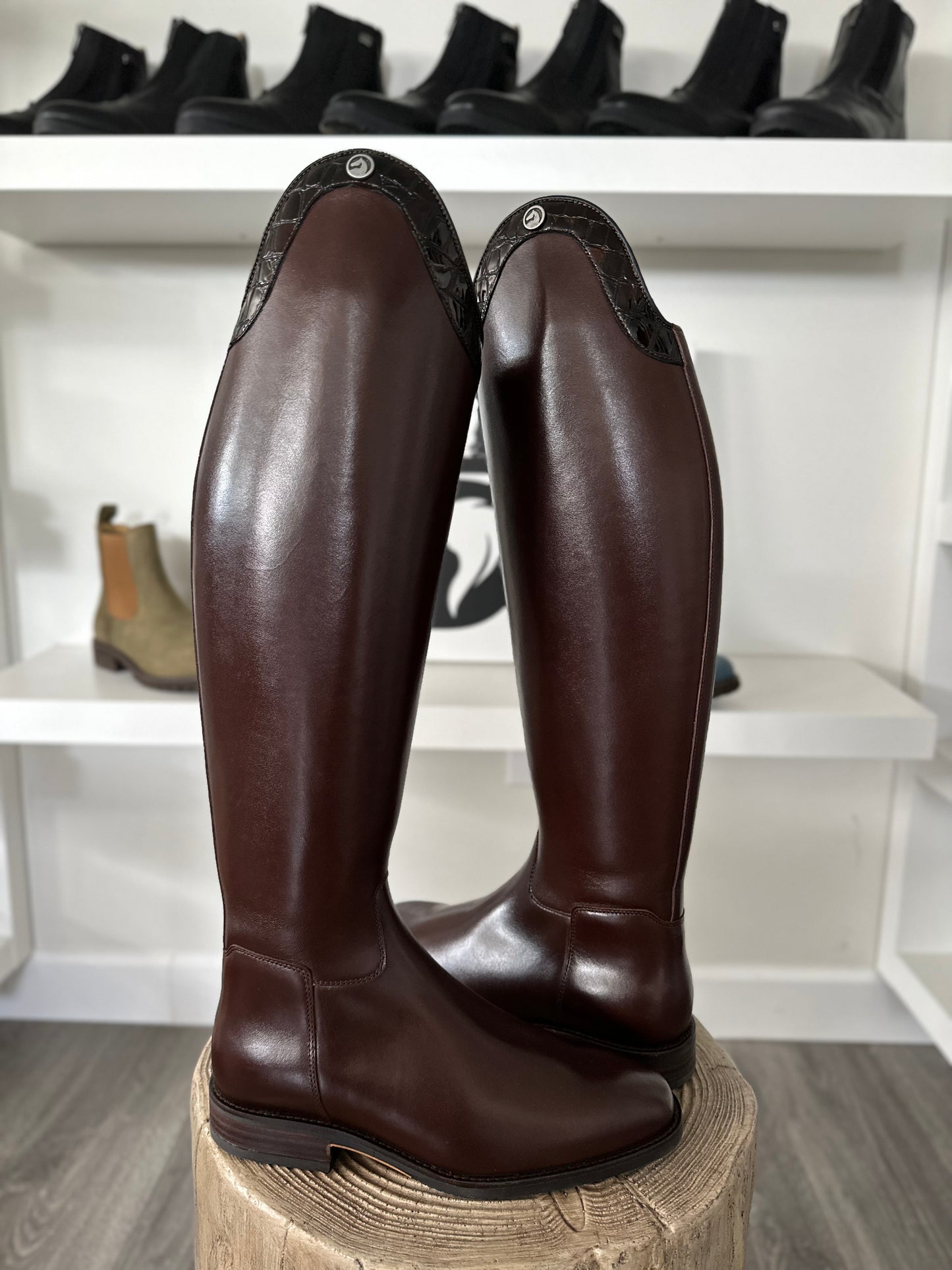 Chester Aachen Dressage Boot (Pull-up Brown)