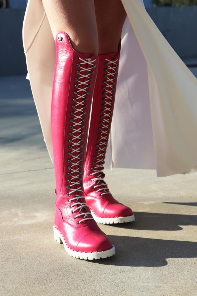 Kingsley Orlando 01 (Ostrich Hot Pink)