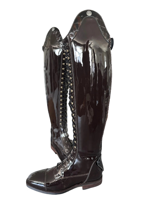 Chester Madrid Dressage Boot (Patent Brown)