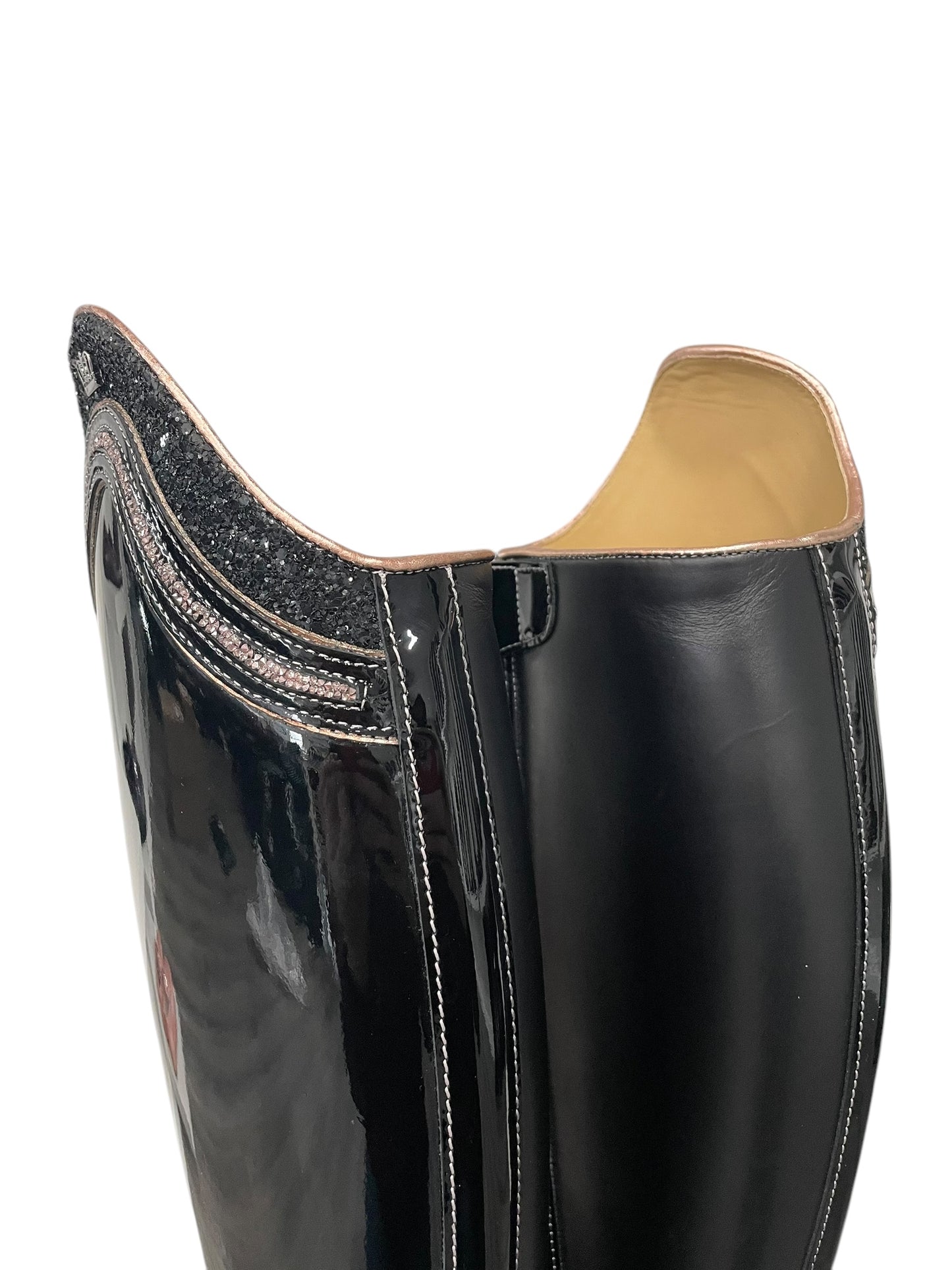 Kingsley Capri 02 (Patent Black w/ Rose Gold)