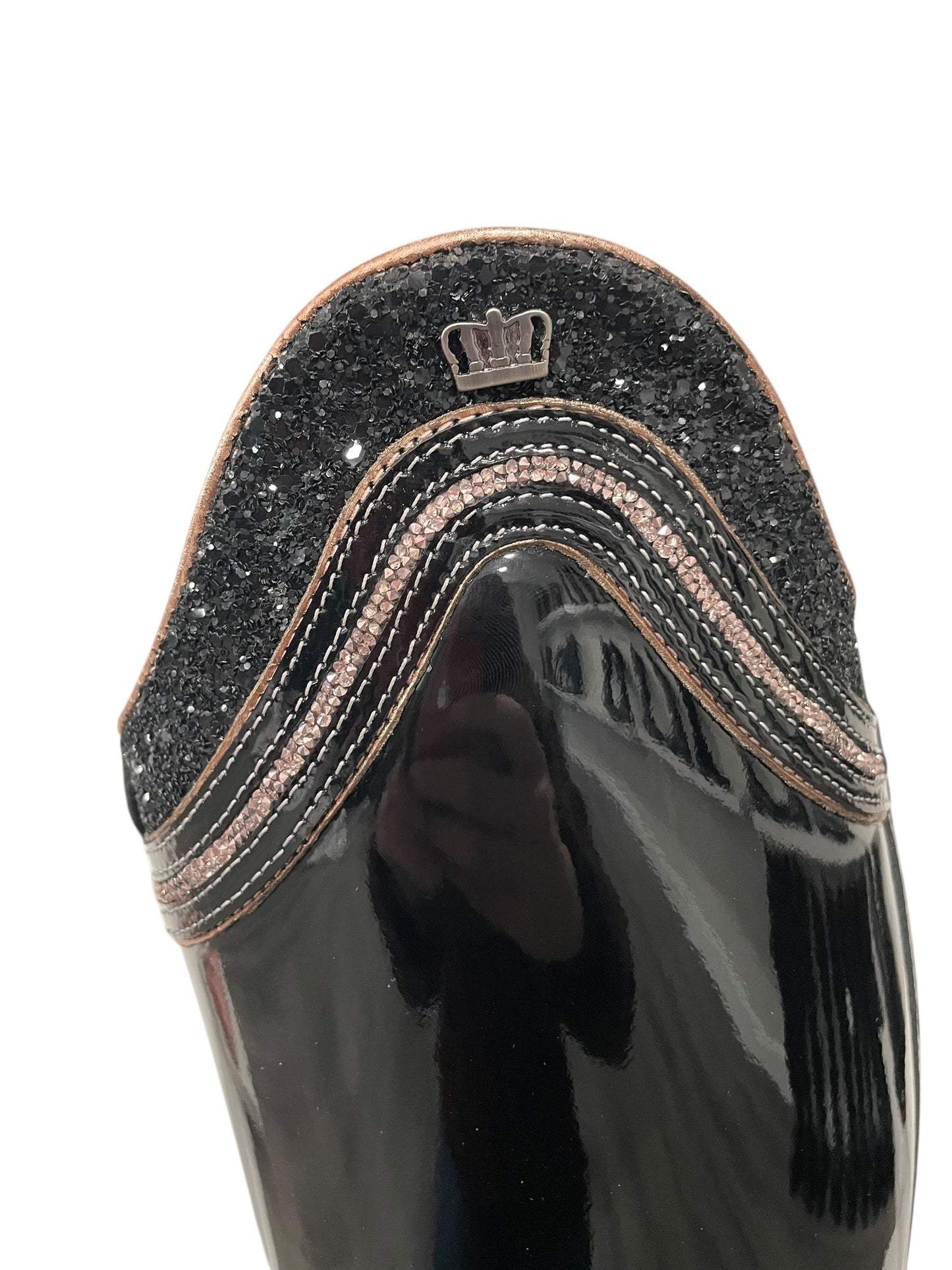 Kingsley Capri 02 (Patent Black w/ Rose Gold)