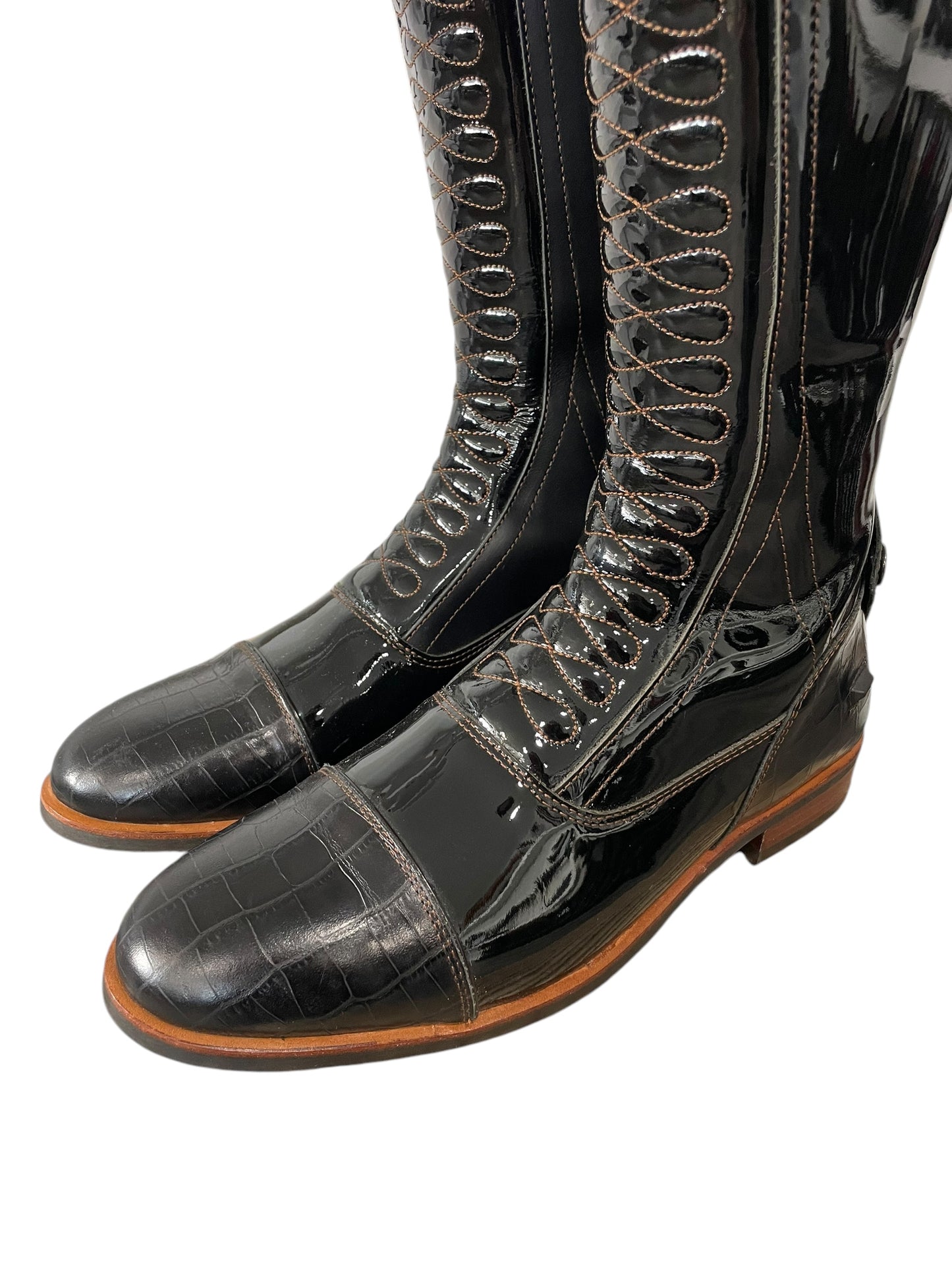 Kingsley Infinity (Patent Black and Brown)