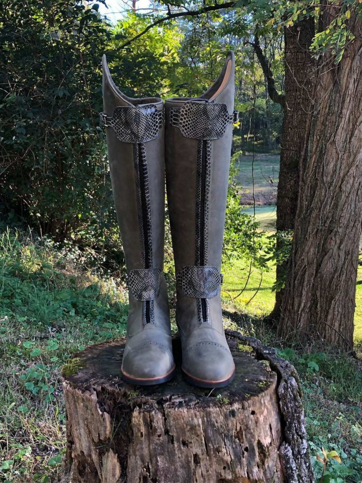 Kingsley London 02 Dressage Boot (Gaucho Green)