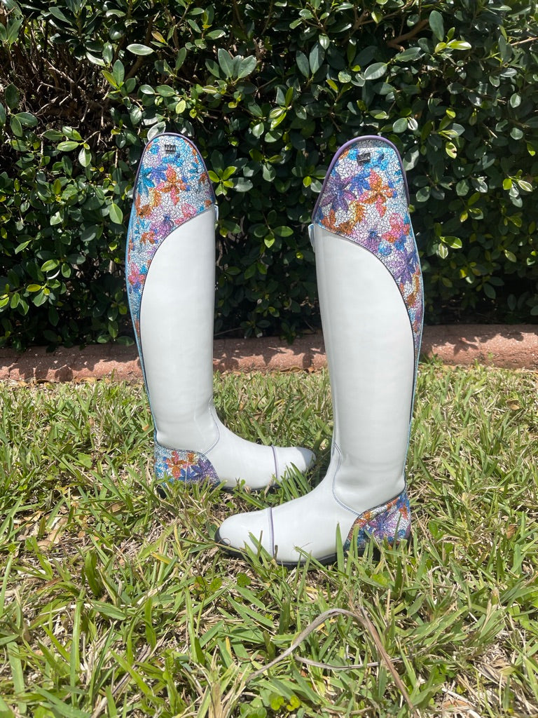 Kingsley Capri Dressage Boot (Roma White)
