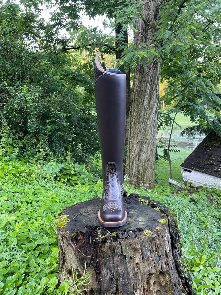 Kingsley Denver Western Riding Boot (Nature Brown)