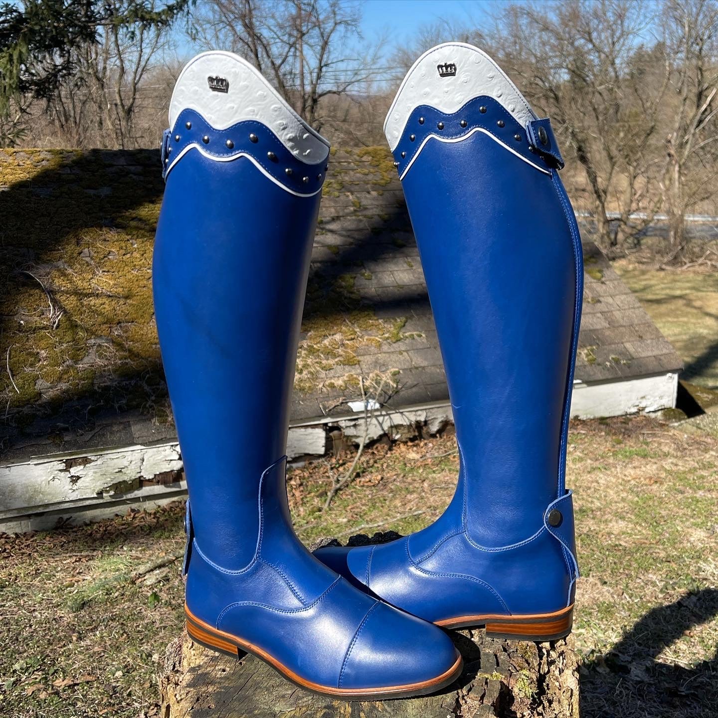 Kingsley Olbia 01 Riding Boot (Nature Cobalt)