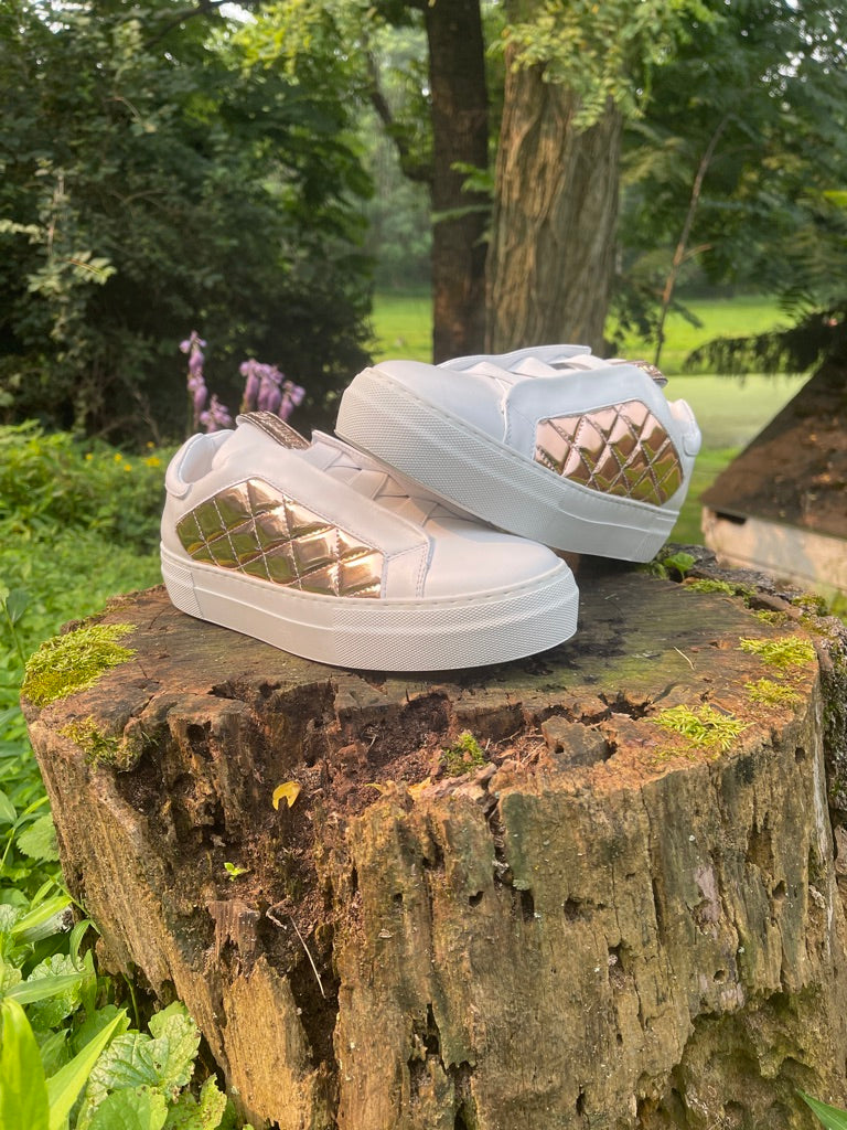 Kingsley Cross Sneaker (Rose Gold)