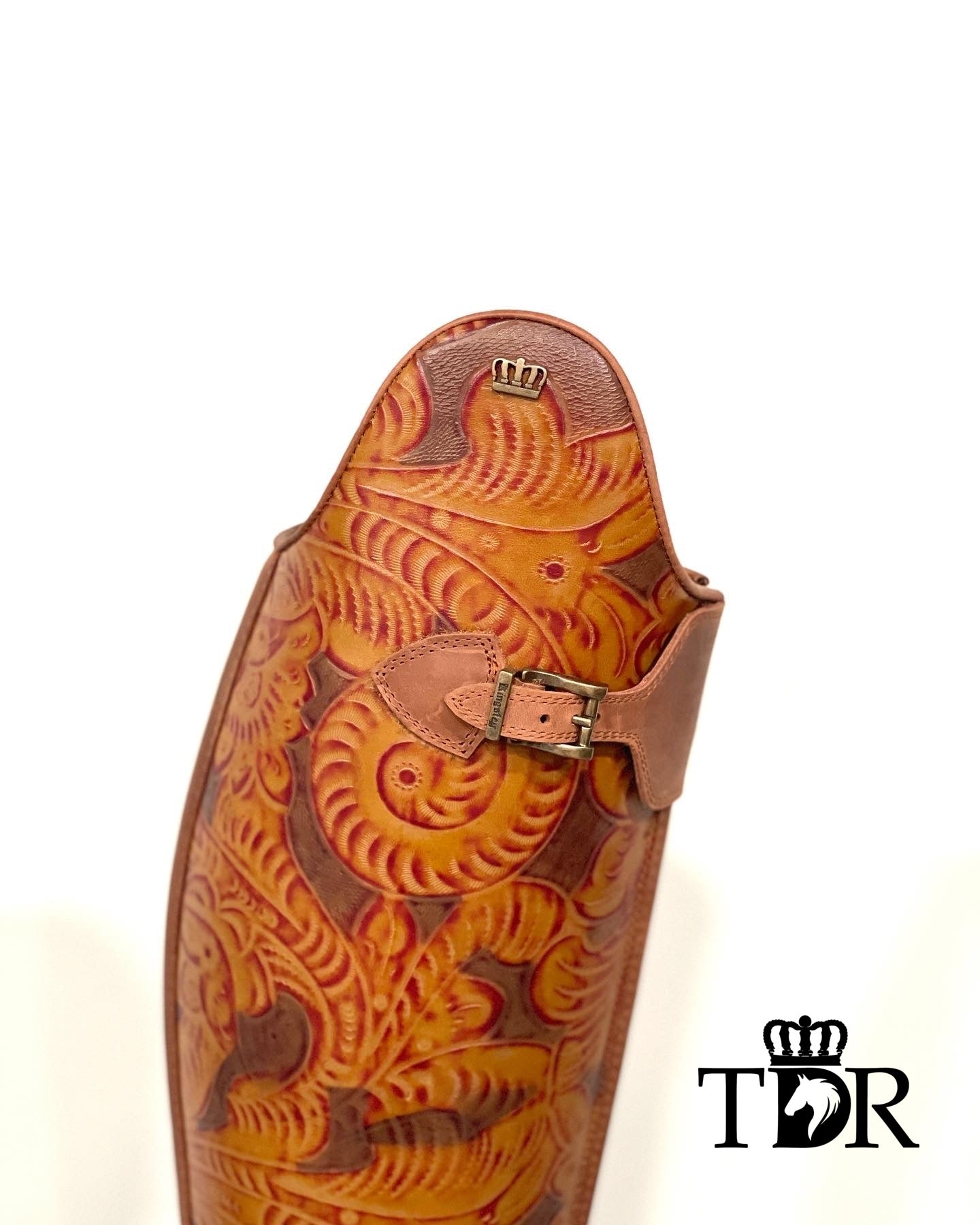 Kingsley WINTER London 01 Boot (Engraved Chestnut)