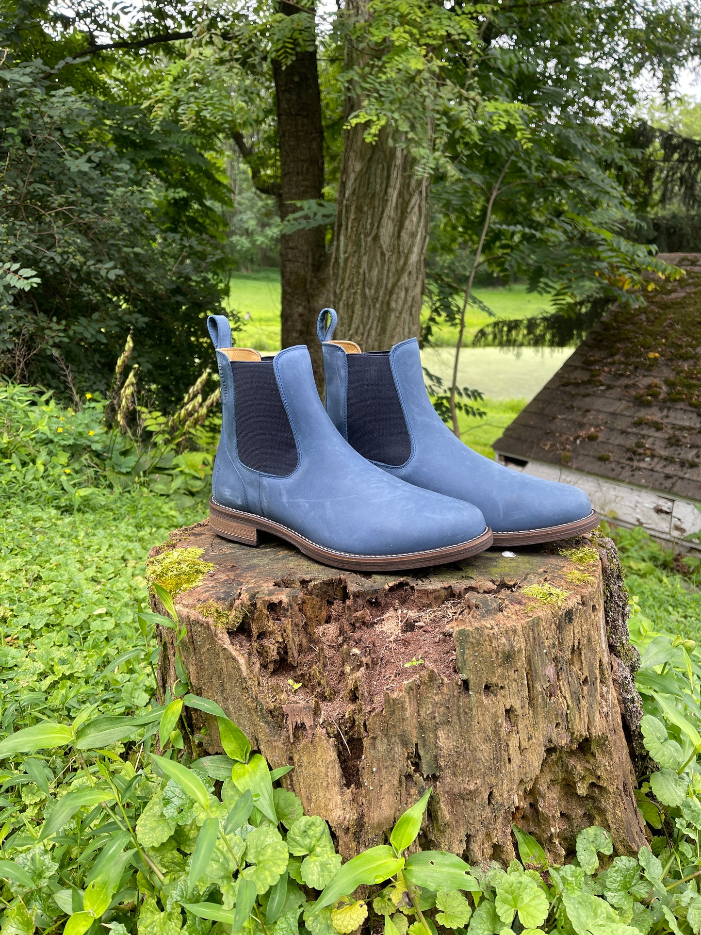 Kingsley Amsterdam Short Boot (Gaucho Blue)
