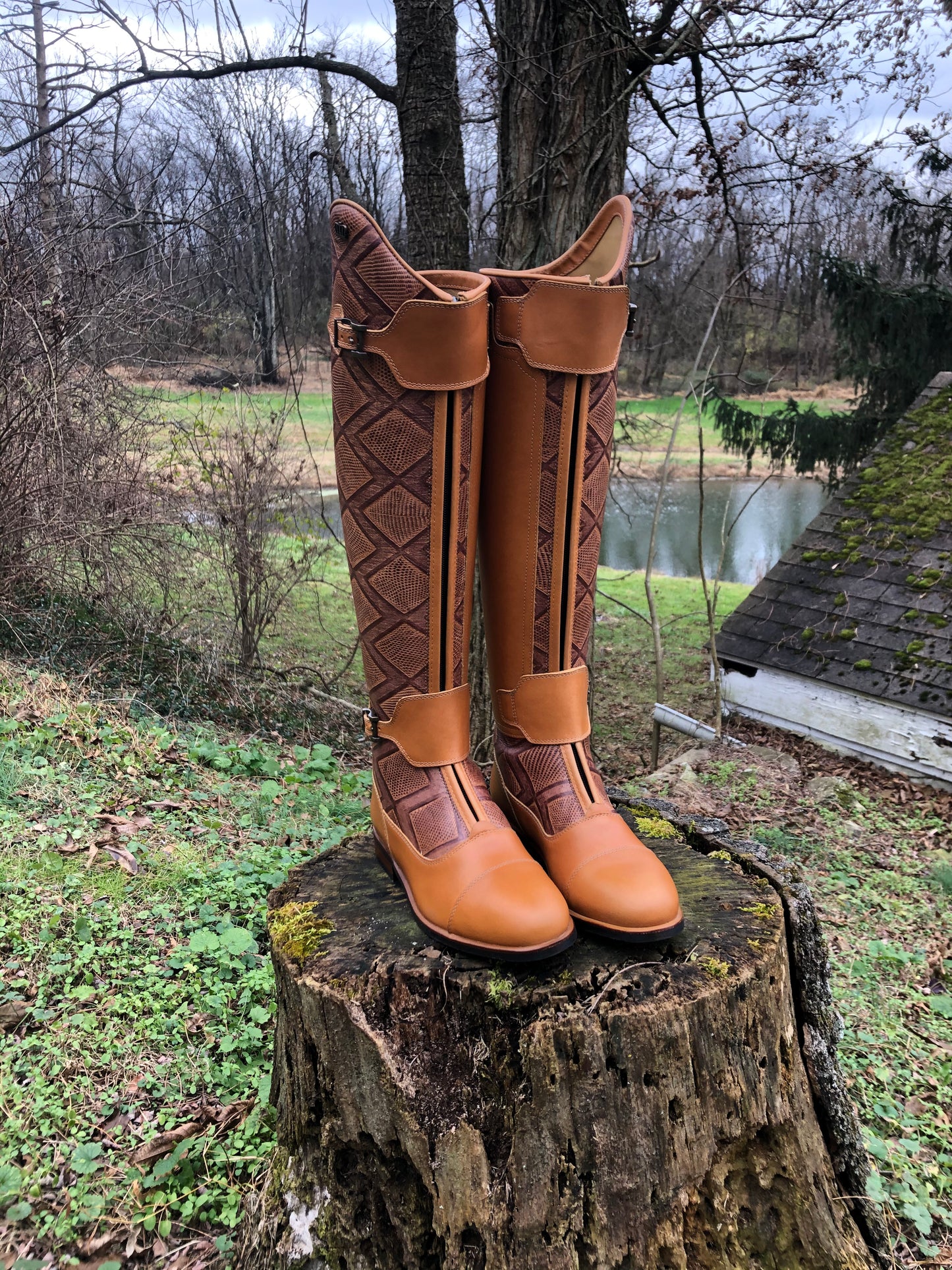 Kingsley London 02 Polo Boot (Nature Mel)