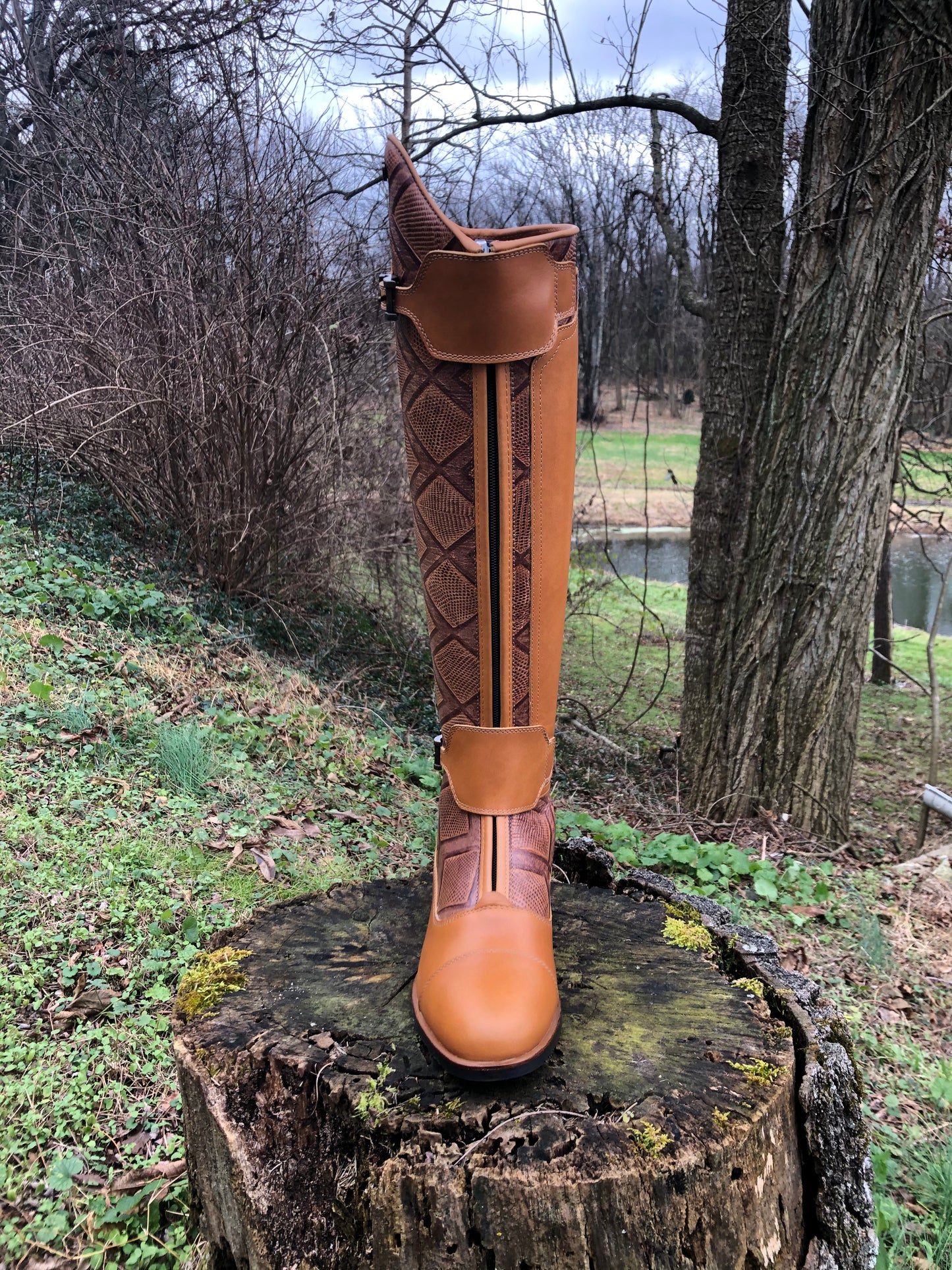 Kingsley London 02 Polo Boot (Nature Mel)