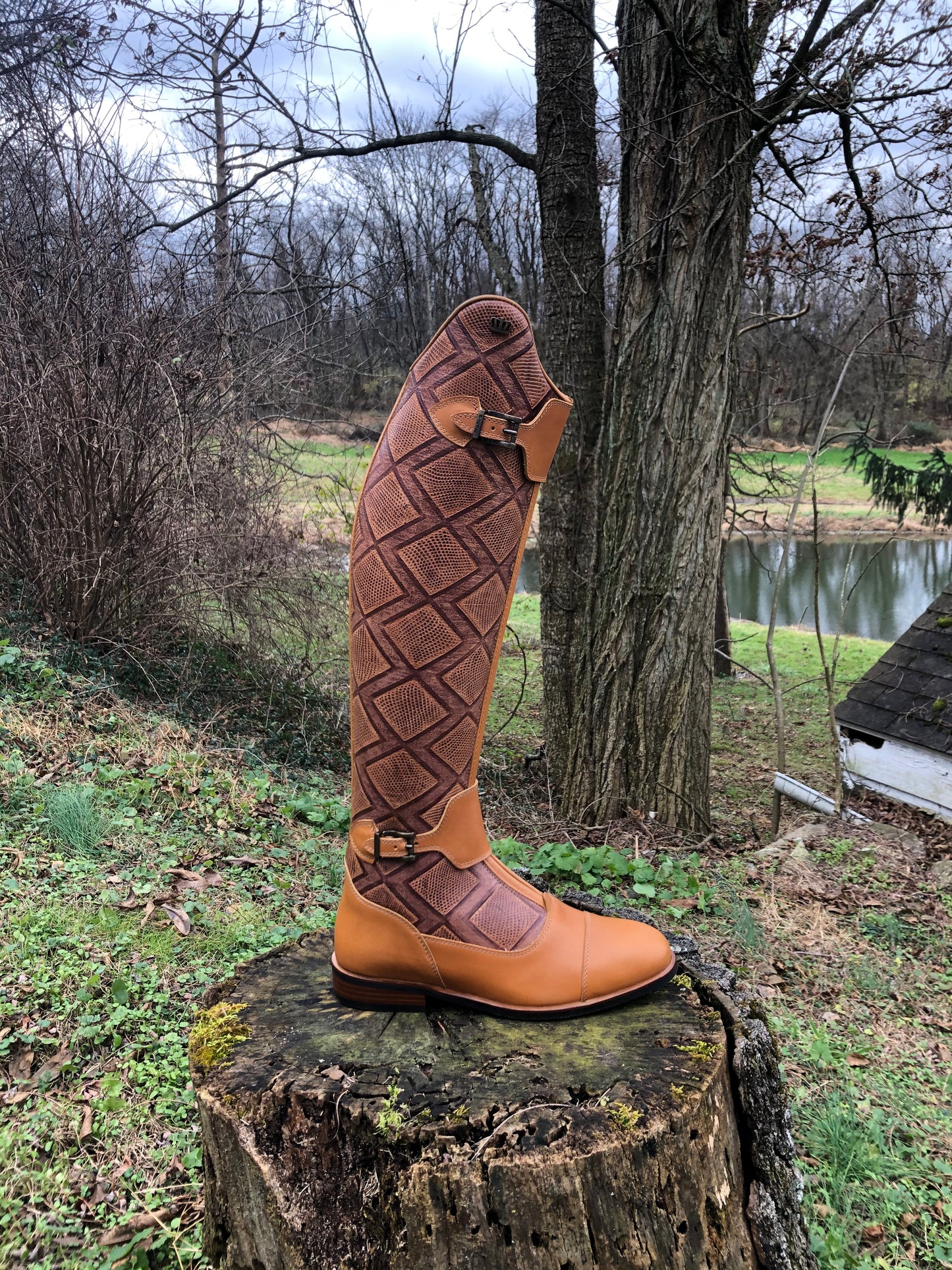 Kingsley London 02 Polo Boot (Nature Mel)