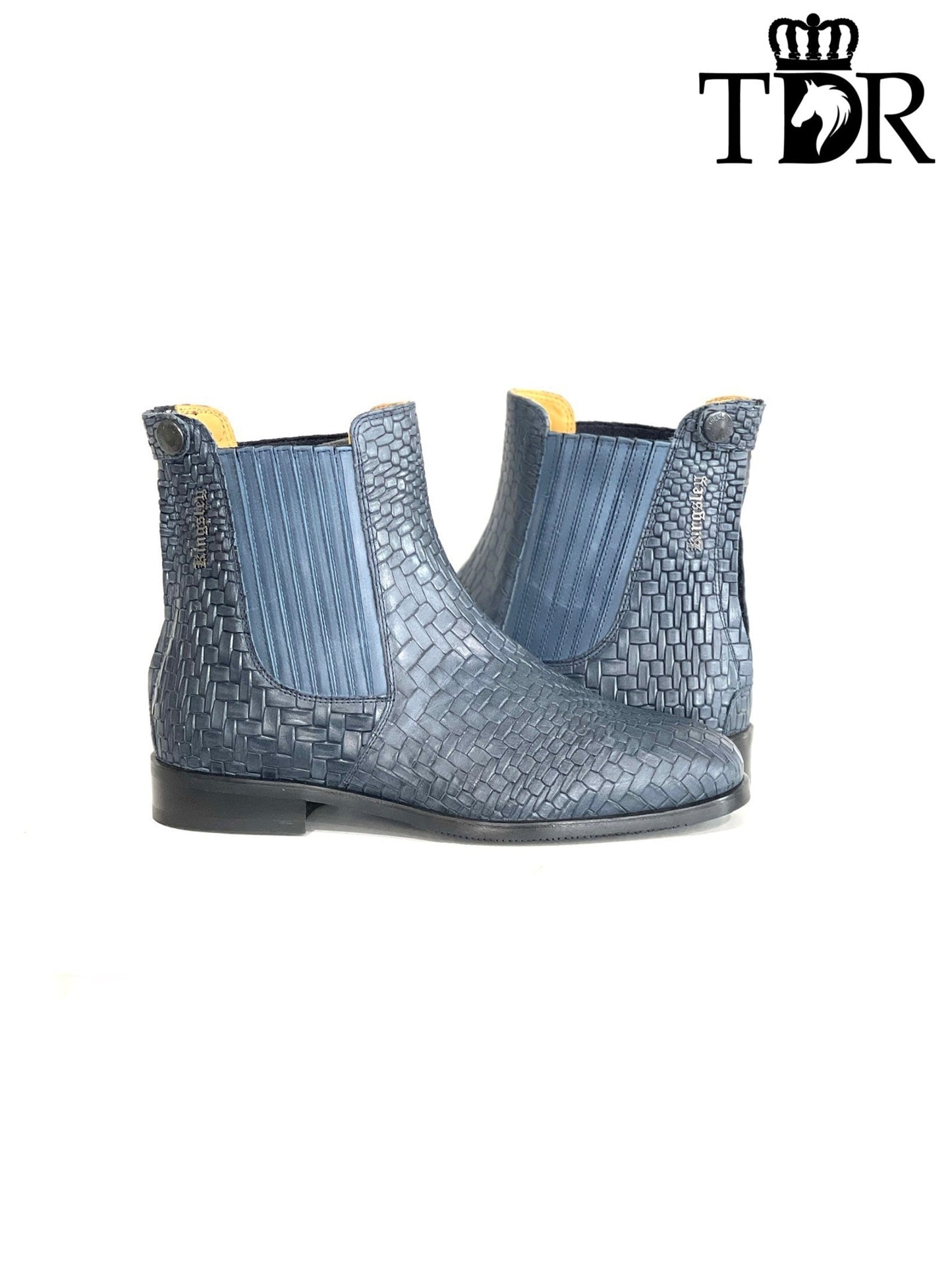 Kingsley Berlin Short Boot (Braid Blue)