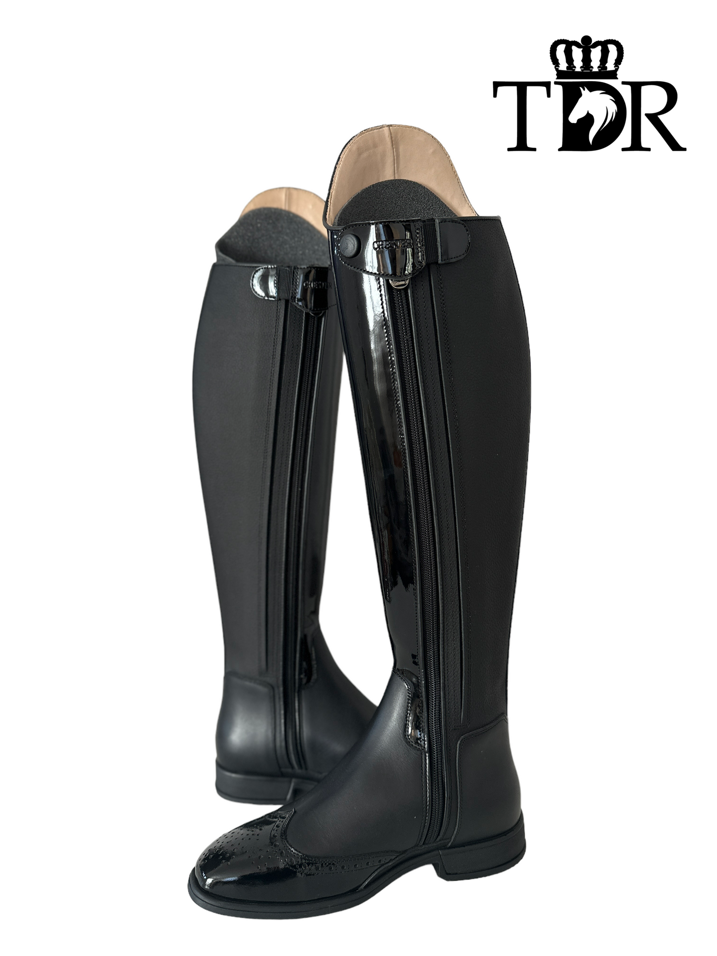 Chester Aachen Dressage Boot (Patent Black)