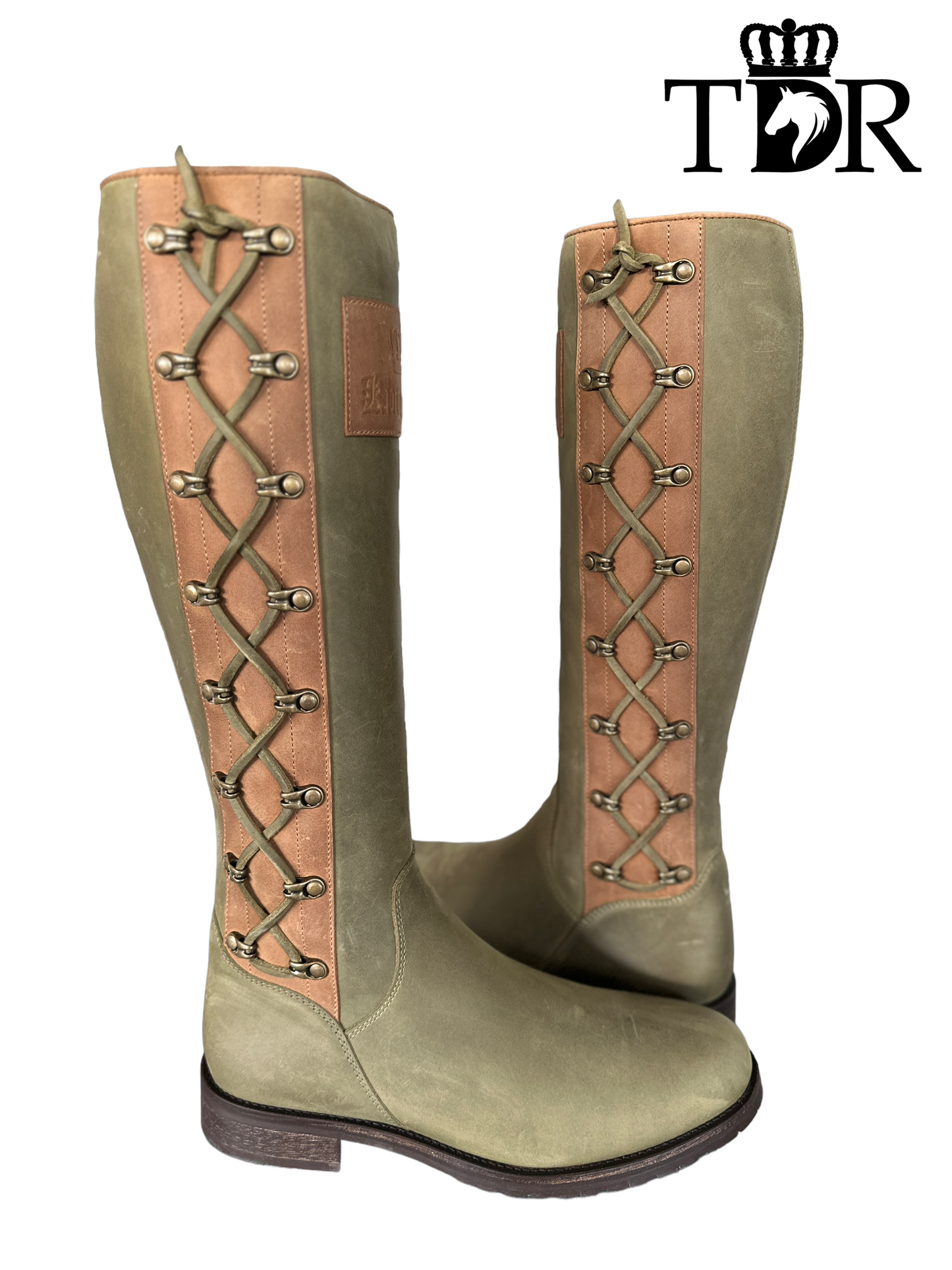 Kingsley WINTER Calgary Boot (Gaucho Green and Brown)