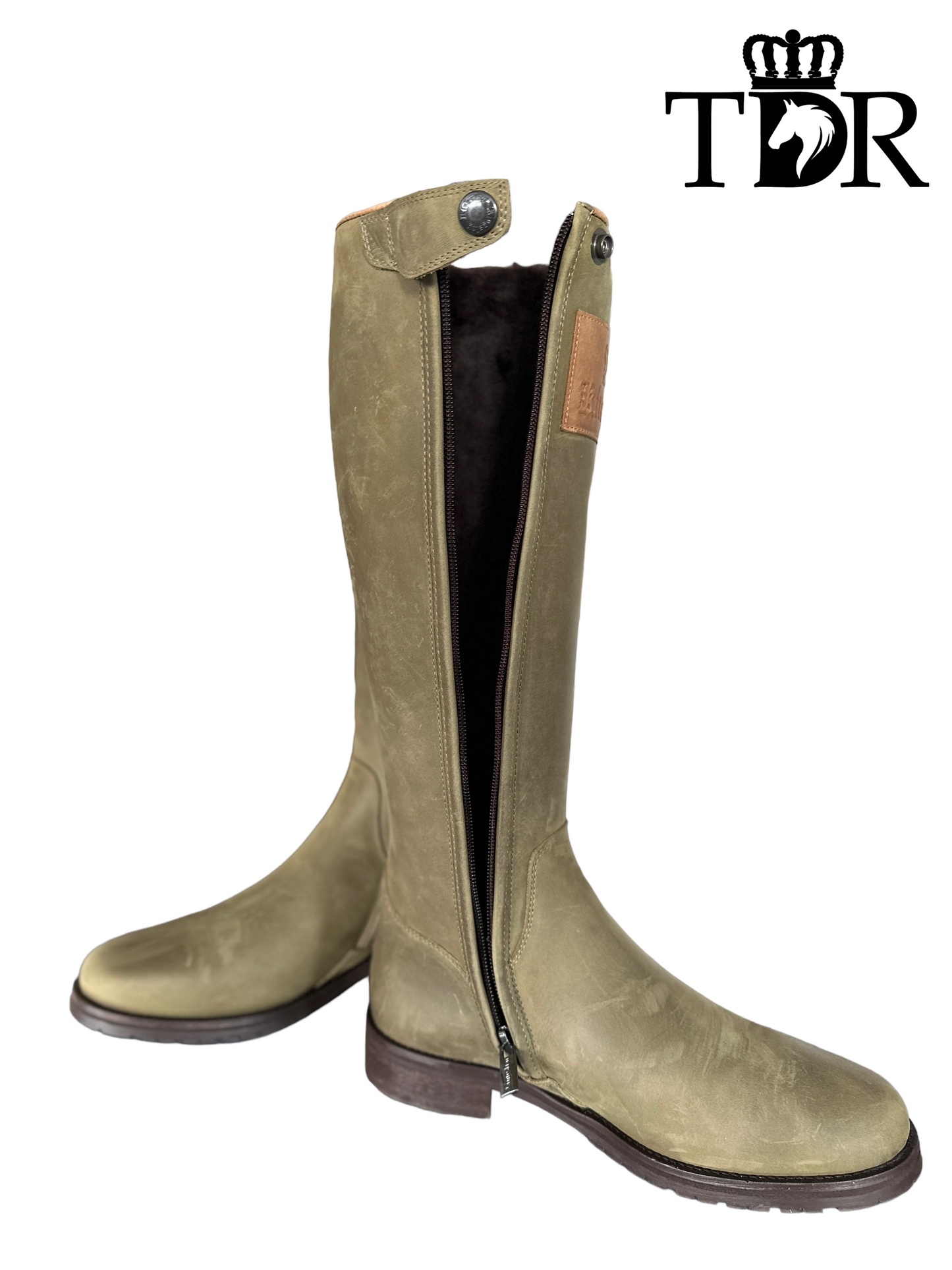 Kingsley WINTER Calgary Boot (Gaucho Green and Brown)