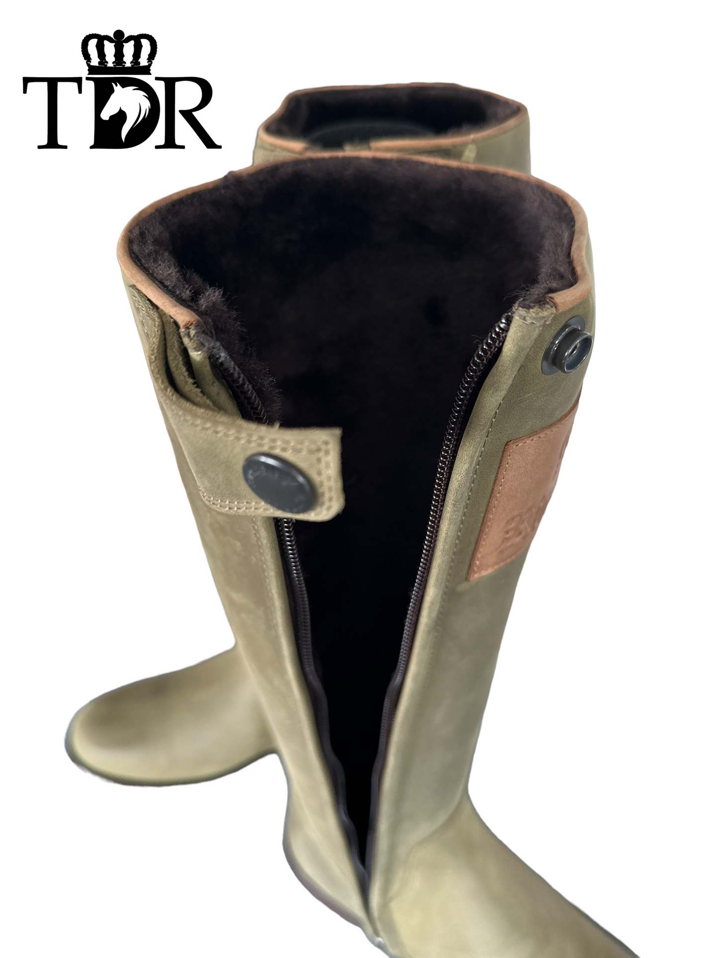 Kingsley WINTER Calgary Boot (Gaucho Green and Brown)