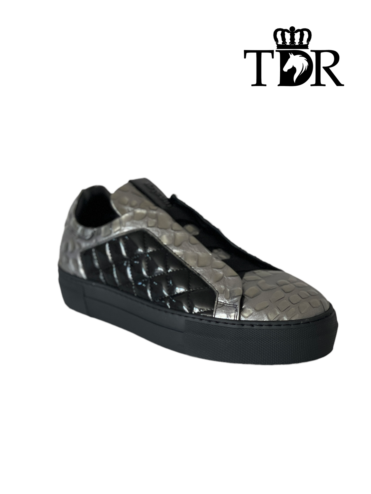 Kingsley Cross Sneaker Grey and Black (38)