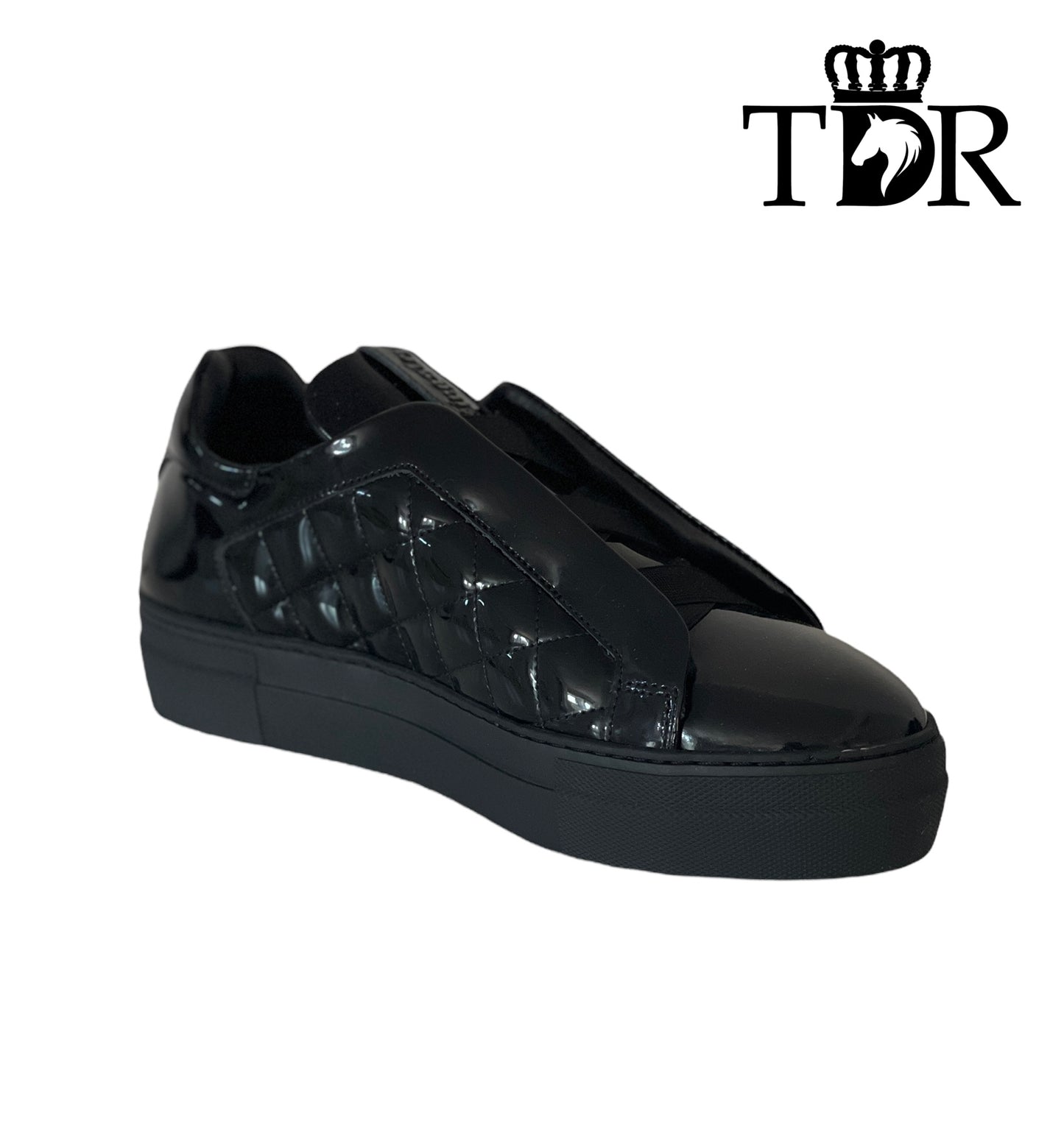 Kingsley Cross Sneaker Patent Black (37)
