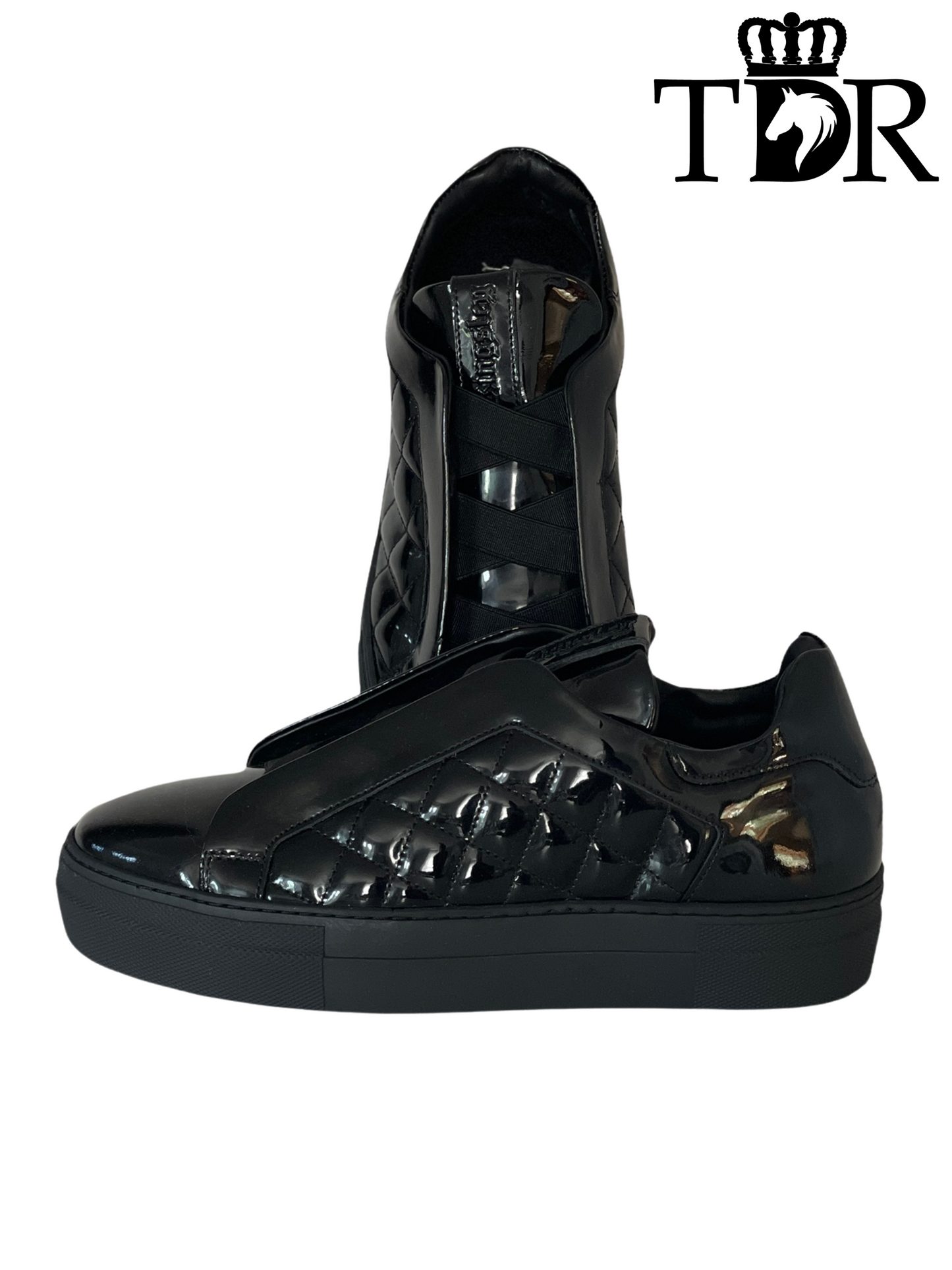 Kingsley Cross Sneaker Patent Black (37)