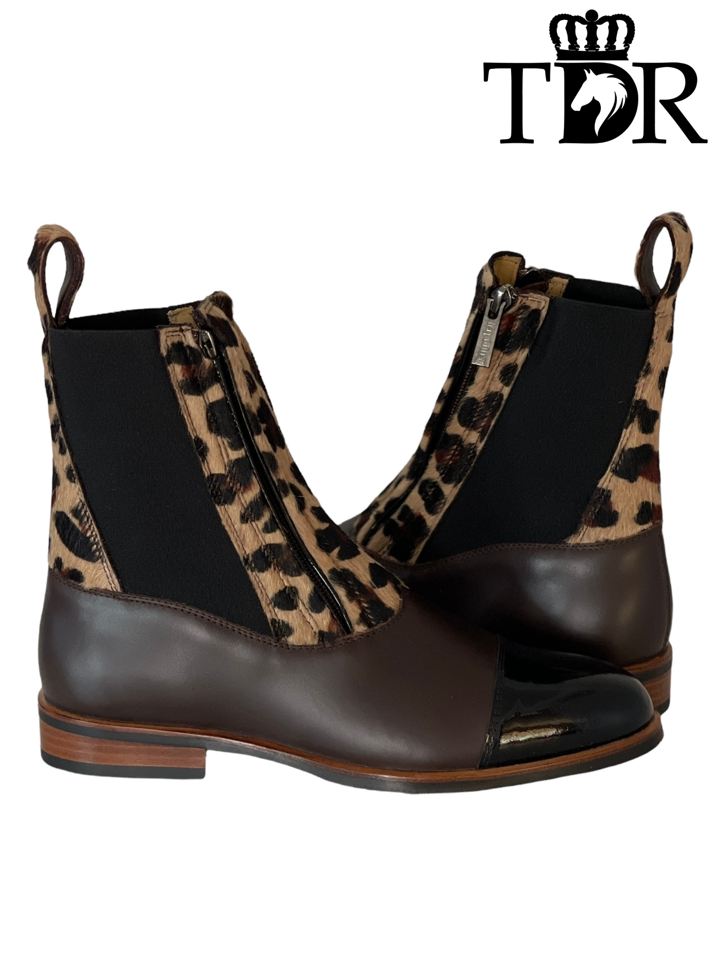 Kingsley Zambia Paddock Boot (Leopard Print)