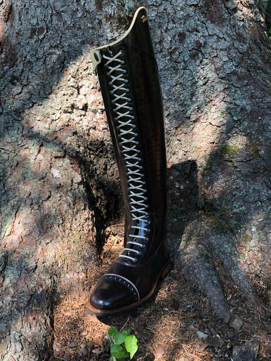 Kingsley Orlando 02 Dressage Boot (Uragano Dark Brown)