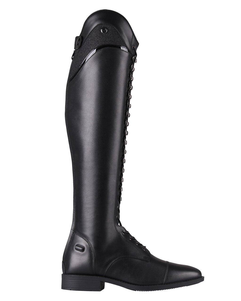 QHP Hailey Junior Tall Laceup Boot (Black)