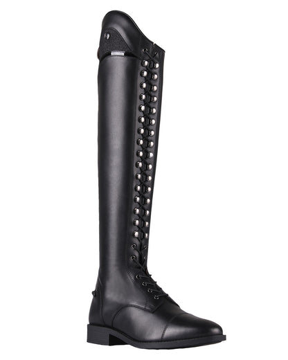 QHP Hailey Junior Tall Laceup Boot (Black)