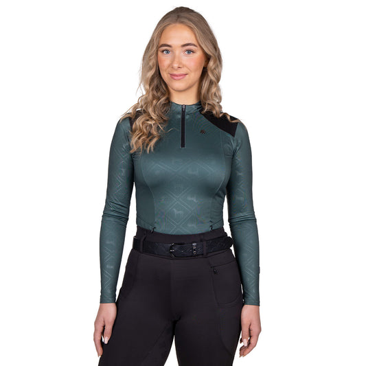 QHP Sport Shirt Avélie (Jungle Green)