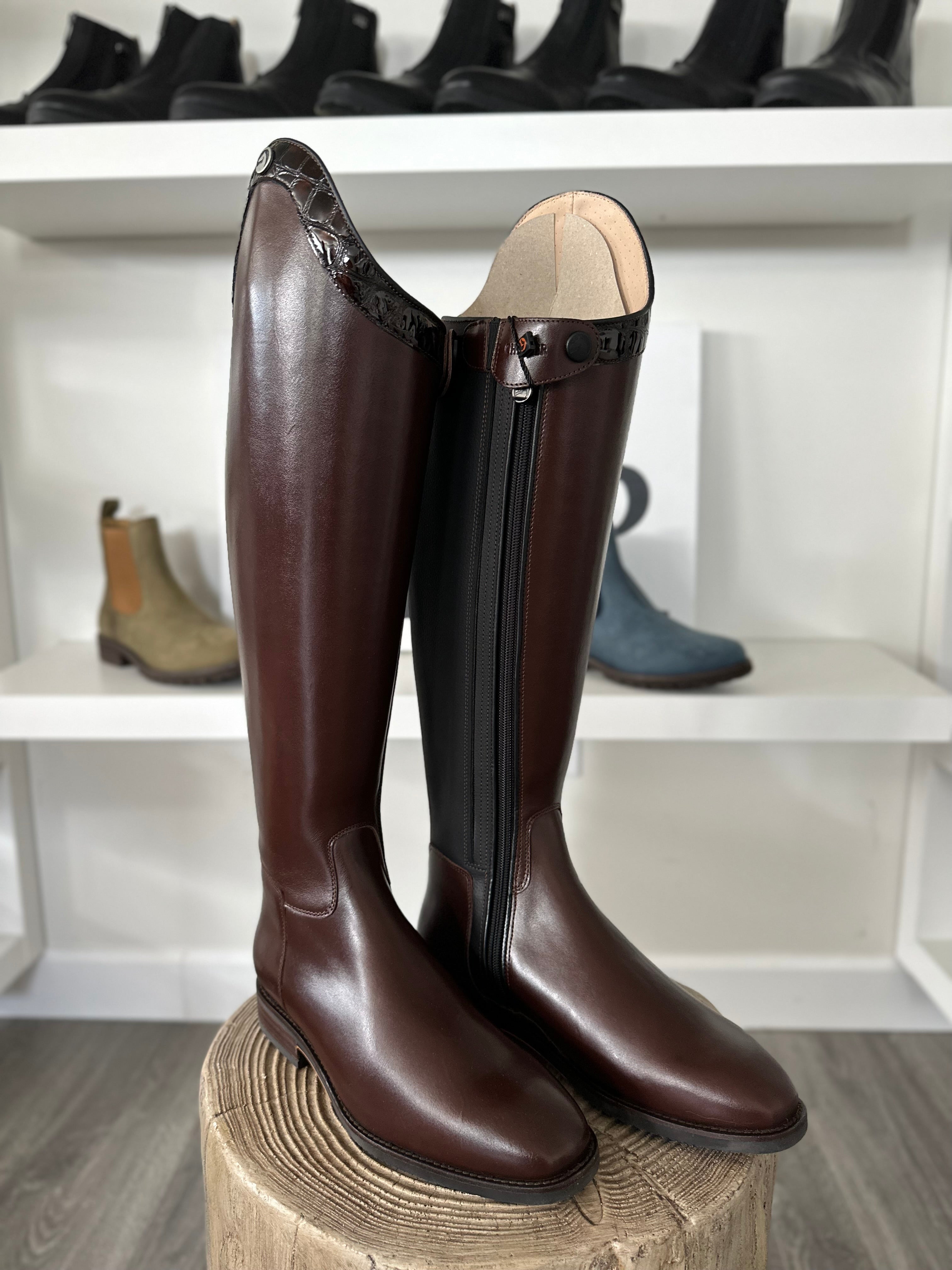 Dressage boots brown hotsell