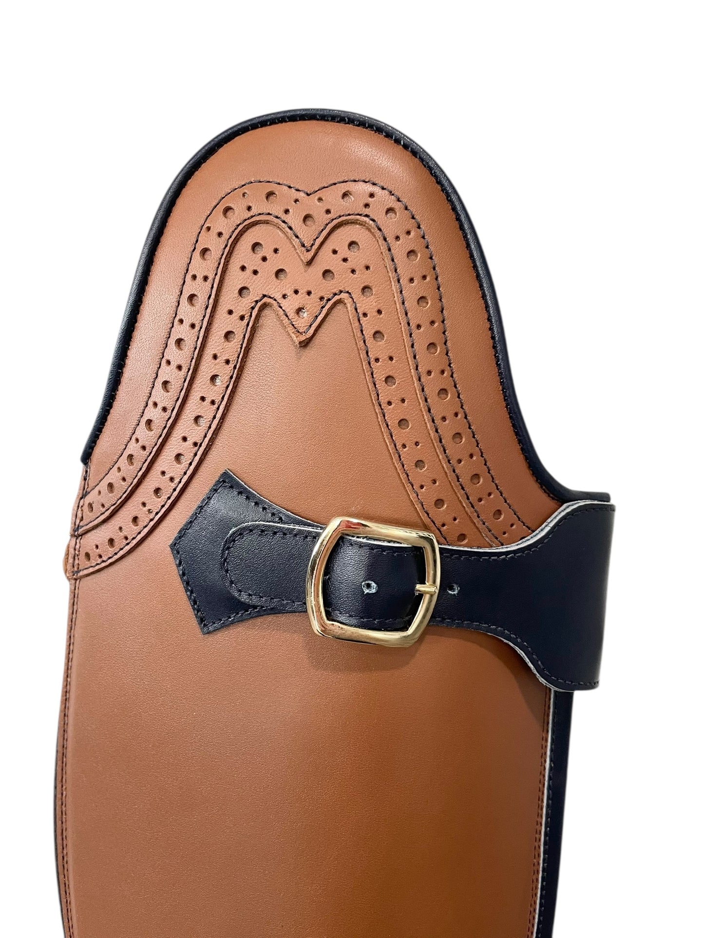 Celeris Polo Boot (Cognac and Navy)