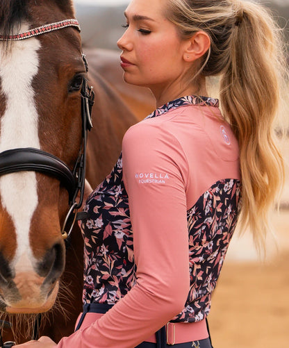 Novella Leah Shirt (Dusty Rose Floral)