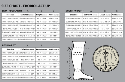 PREORDER! WBC's Eborio Lace-Up Boot (CUSTOM COLORS)