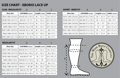 WBC Eborio Lace-Up Boot (39 Slim-Regular Fit)