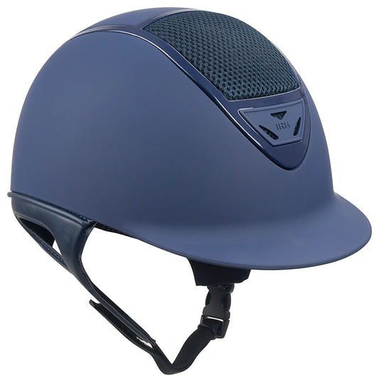 IRH XLT Premium Show Helmet (Matte Navy with Gloss Navy Vent)
