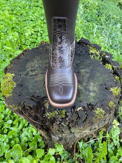 Kingsley Denver Western Riding Boot (Nature Brown)